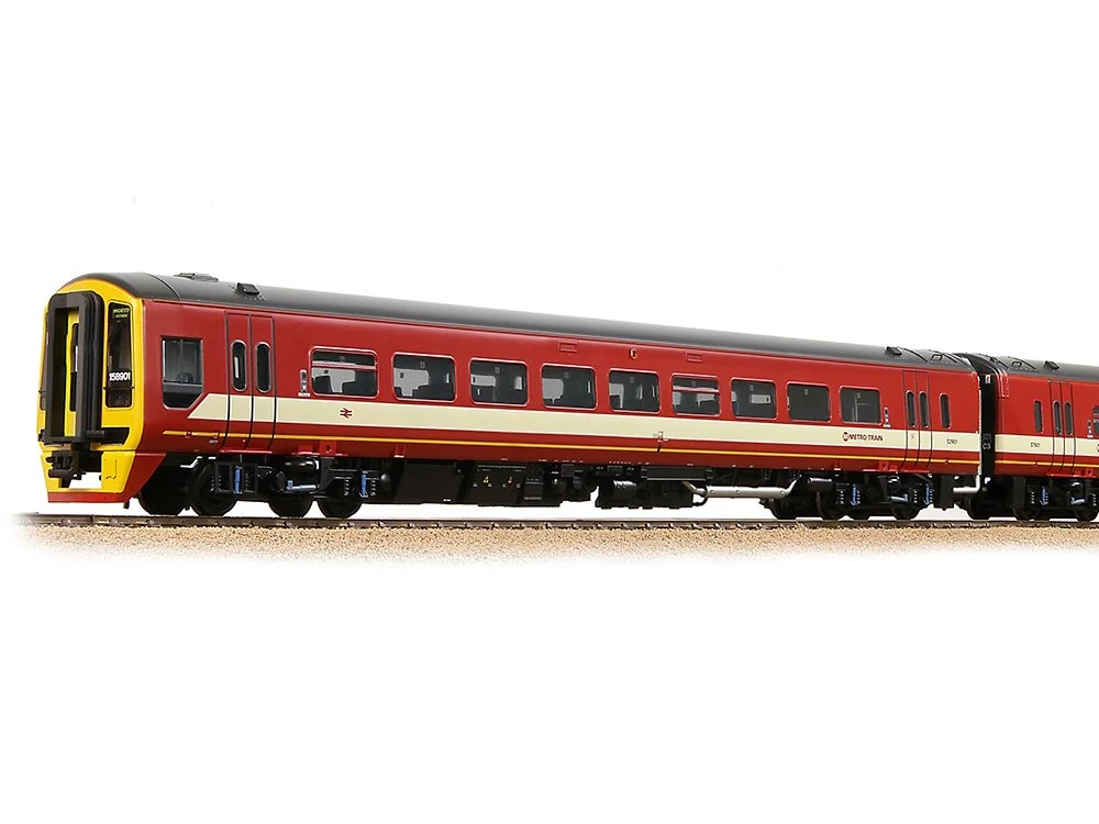 Bachmann 31-502ASF Dieseltriebwagen Class 158 DMU WYPTE Metro BR Digital Sound Spur 00