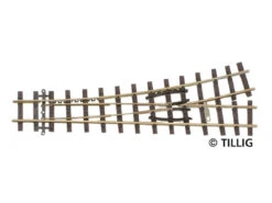 Tillig 85638 Gleis Elite Weiche Links H0e 18 Grad 128mm H0e