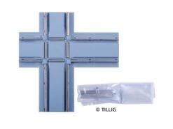 Tillig-87229 Gleis Trambahn H0m Kreuzung Assymmetrisch Asphalt