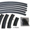 Tillig-87257 Gleis Trambahn H0m R250 90 Grad Asphalt