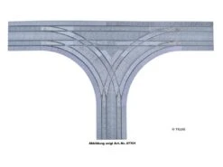 Tillig-87201 Gleis Trambahn H0m T-Kreuzung Pflaster
