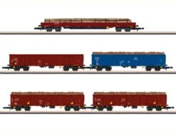 Märklin 86683 Güterwagenset Holztransport PKP 5x Spur Z