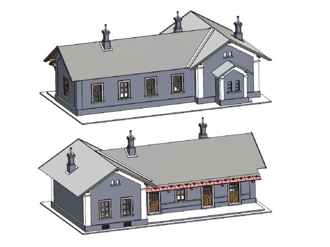 Igra 201111 H0 Bahnhof Adrspach