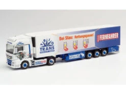 Herpa 940863 H0 LKW MAN TGX XXL Kühlkoffer-Sattelzug Trio Trans