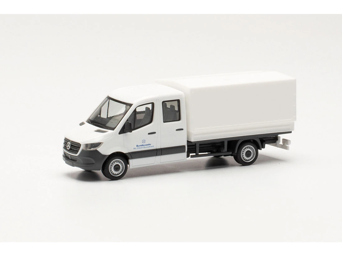 Herpa 700788 H0 LKW Mercedes Sprinter Doppelkabine Bundeswehr Fuhrpark Service