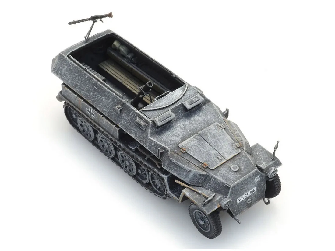 Artitec 6870477 H0 LKW Sd.Kfz. 251/2 Ausführung C Granatwerfer Winter Wehrmacht – Bild 2