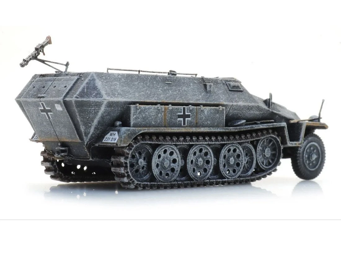 Artitec 6870477 H0 LKW Sd.Kfz. 251/2 Ausführung C Granatwerfer Winter Wehrmacht – Bild 3