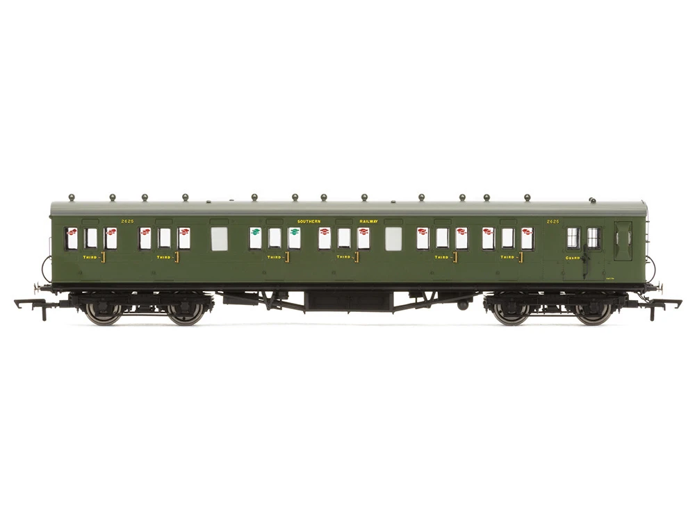 Hornby R4718A Personenwagen 58ft Maunsell Rebuilt Ex-LSWR 48 Six Compartment Brake 3.Kl.2625 SR