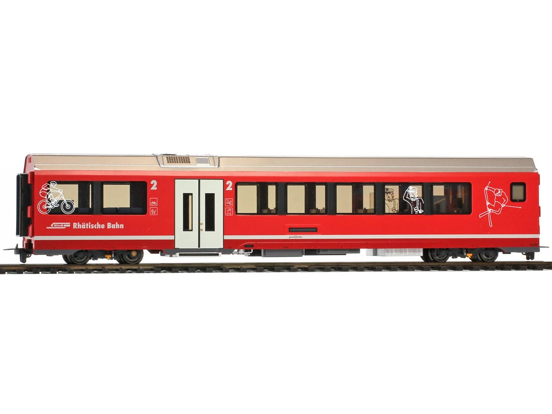 Bemo 3298172 Personenwagen Mittelwagen B 577 01 Freizeitabteil AGZ RhB H0m