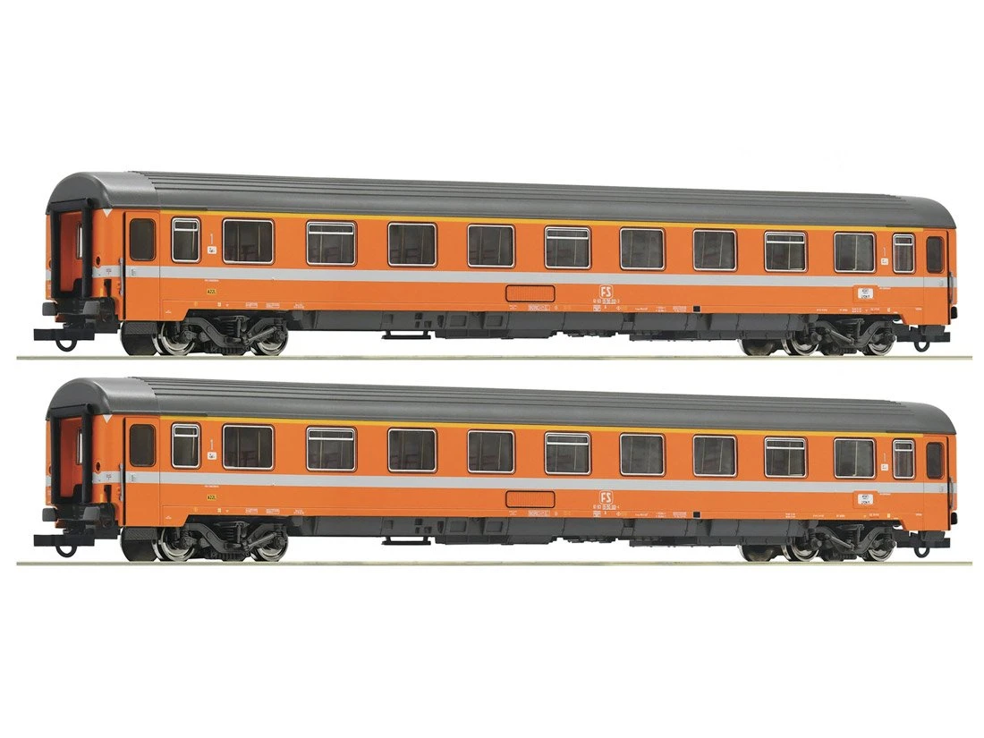 Roco 74033 Personenwagenset EC Mont Cenis FS 2x Spur H0