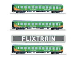 Tillig 01030 Personenwagenset Flixtrain 3x TT