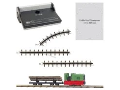 Busch 12012 Startset H0f Feldbahn Holztransport
