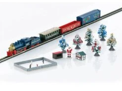Märklin 81845 Startset Weihnachtsmarkt Dampflok Mit Güterzug Spur Z