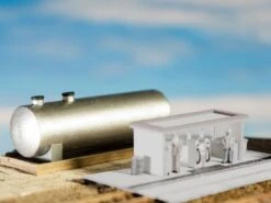 Modellbahn Union MU-TT-A00202 TT Dieseltank Bahnbetriebswerk