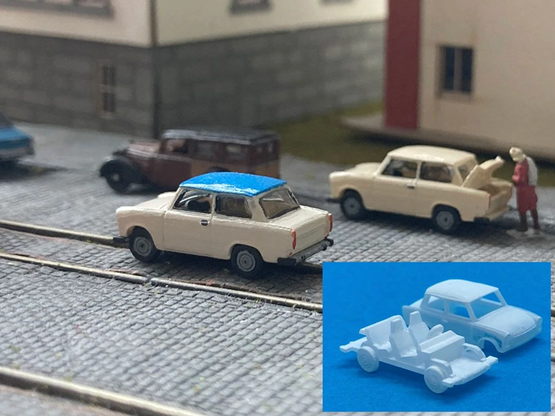 Railnscale T2161 TT PKW Trabant 601 Limousine – Bild 2