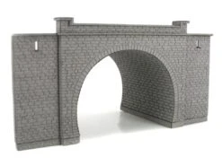 Modellbahn Union MU-TT-L00289 TT Stein Tunnelportal 2-gleisig