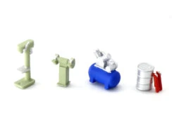 Modellbahn Union MU-TT-A50206 TT Werkstatteinrichtung 2 Fertigmodell