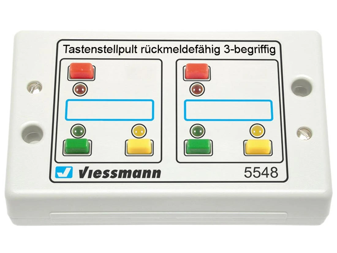 Viessmann 5548 Tasten-Stellpult Rückmeldefähig 3-begriffig