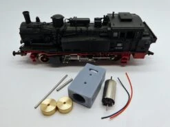Micromotor HR012F Umbausatz Glockenankermotor Roco H0 BR 74, KPEV 12, SNCF 130 TC, SNCB Reeks 96, NS 5900