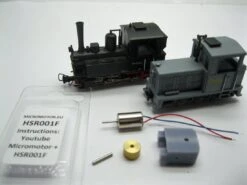 Micromotor HSR001F Umbausatz Glockenankermotor Roco H0e Lokomotiven