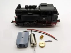 Micromotor TRC003C Umbausatz Glockenankermotor Roco TT BR 80