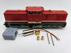 Micromotor TRC005C Umbausatz Glockenankermotor Roco TT DR BR 110, 111, 112, 114, 115, 202, 204, V100