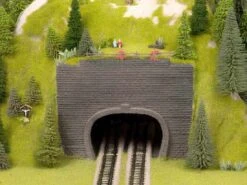 Noch 44800 Z Tunnel Vorsatz-Portal 2-gleisig 9 X 7 Cm 2x